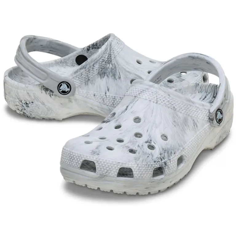 Крокси чоловічі Crocs Classic Watercolor Marbled Clog р. 43-44 Сірий (22113)
