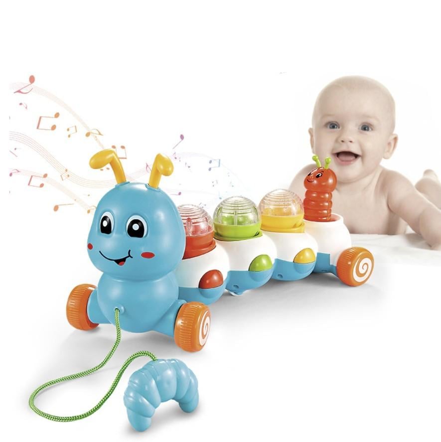 Развивающая игрушка гусеница Chimstar электронная со звуковым и световым эффектами - фото 6