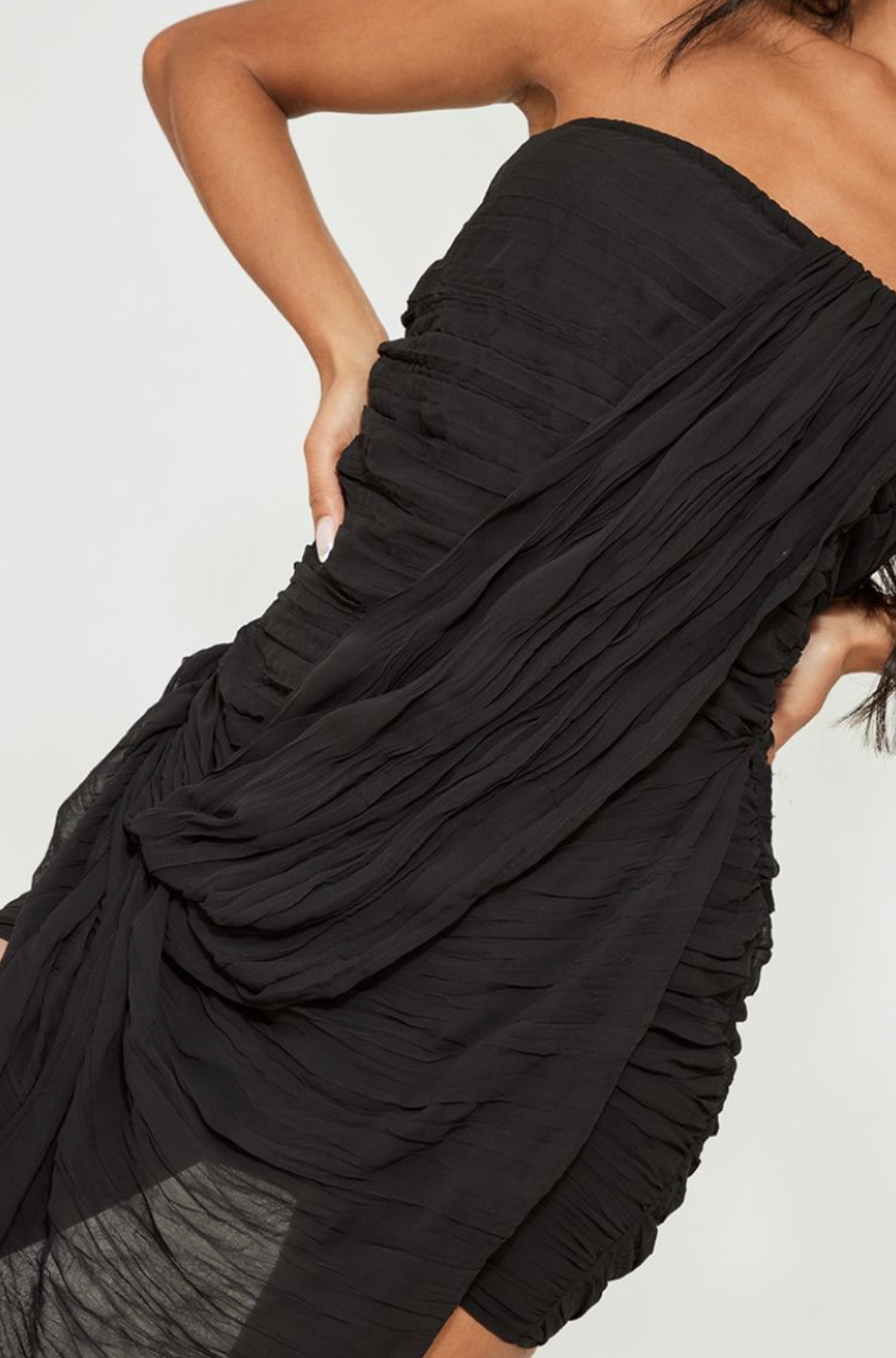 Платье Pretty Little Thing CNF3062 р. 32 Черный - фото 5