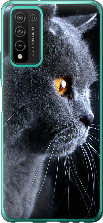 Чехол на Huawei Honor 10X Lite Красивый кот (3038u-2198-42517) Чехол на Huawei Honor 10X Lite Красивый кот (3038u-2198-42517)