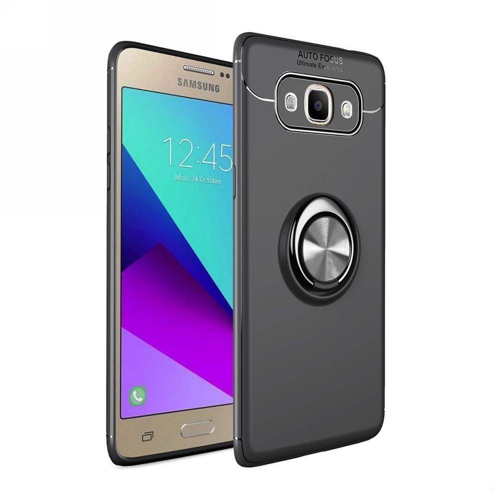 Чохол з кільцем Auto Focus для Samsung Galaxy J7 2016 J710 Black (07387-2B)