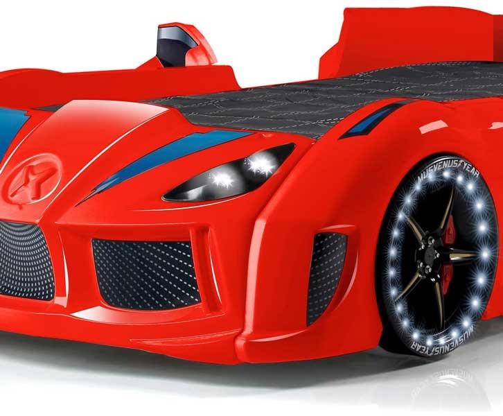 Кровать-машина Audi с дверьми Красный (1017862598) - фото 2 Кровать-машина Audi с дверьми Красный (1017862598) - фото 2