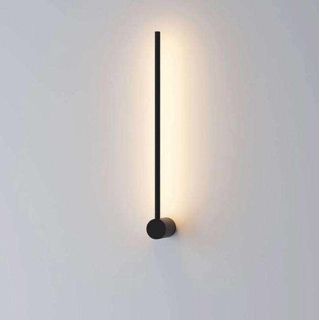 Светильник настенный LED линейный 60 см Черный