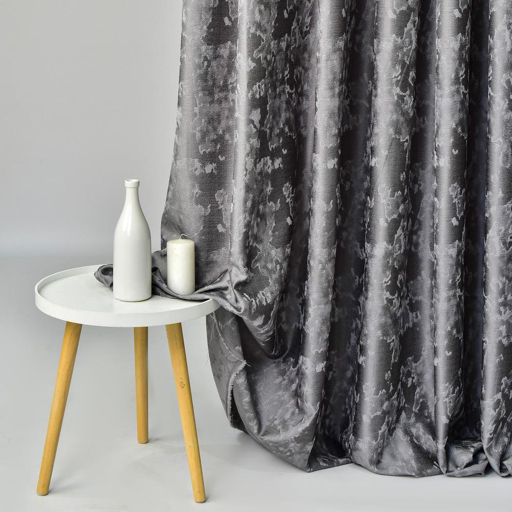 Тканина портьєна жакардова Тіна V-4401 245 гр/м2 290 см Сірий (27065) - фото 2 Тканина портьєна жакардова Тіна V-4401 245 гр/м2 290 см Сірий (27065) - фото 2