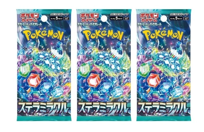ᐉ Набор бустер-паков Pokemon TCG Stellar Miracle японская версия
