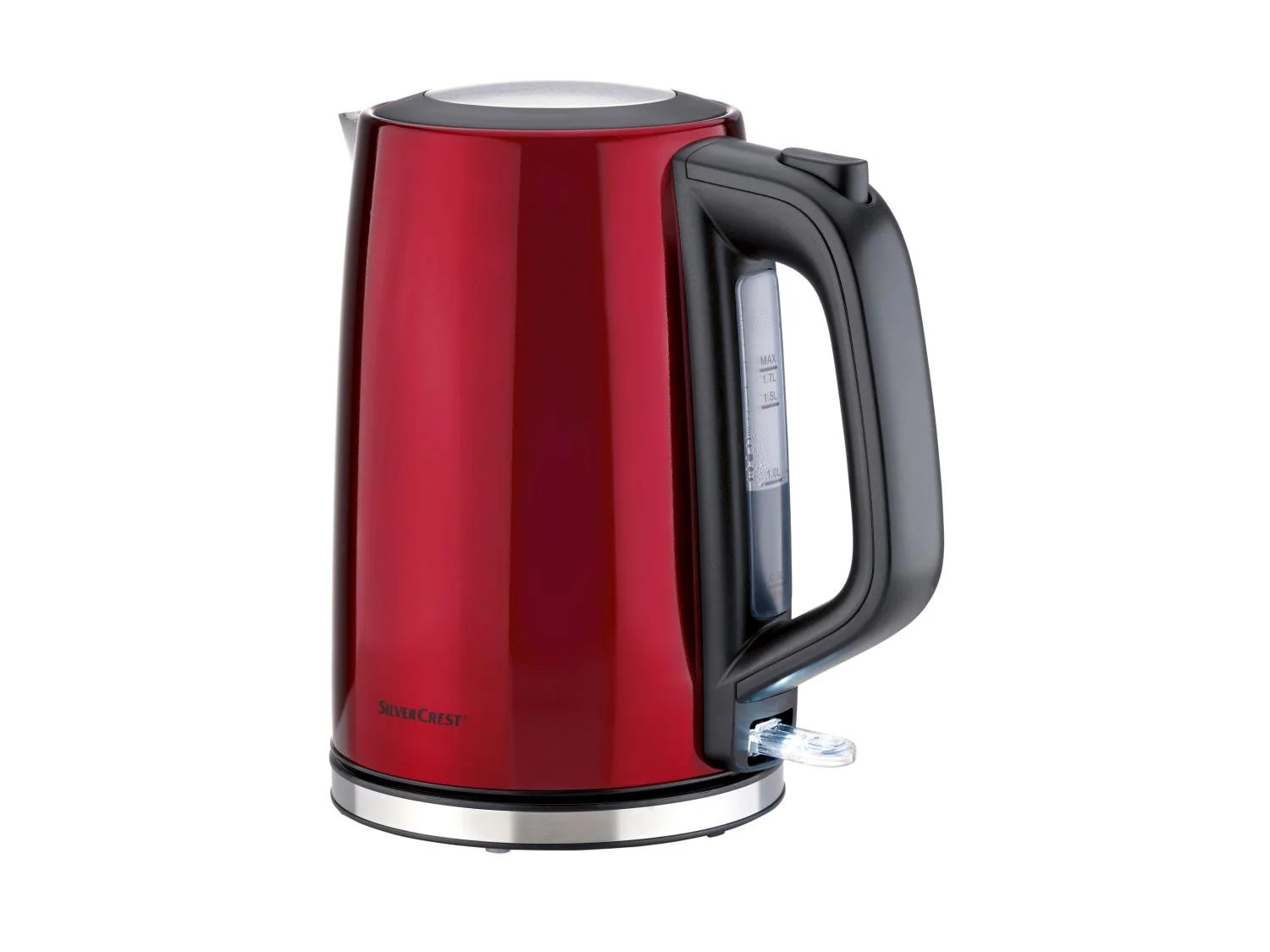 Електричний чайник Silver Crest SWKE 3100 F1 1,7 л 3100 Вт з нержавіючої сталі Червоний (29596780) - фото 2 Електричний чайник Silver Crest SWKE 3100 F1 1,7 л 3100 Вт з нержавіючої сталі Червоний (29596780) - фото 2