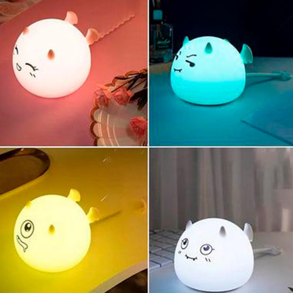 Ночник-светильник Монстрик для детей LED 95x9x95см - фото 5 Ночник-светильник Монстрик для детей LED 95x9x95см - фото 5