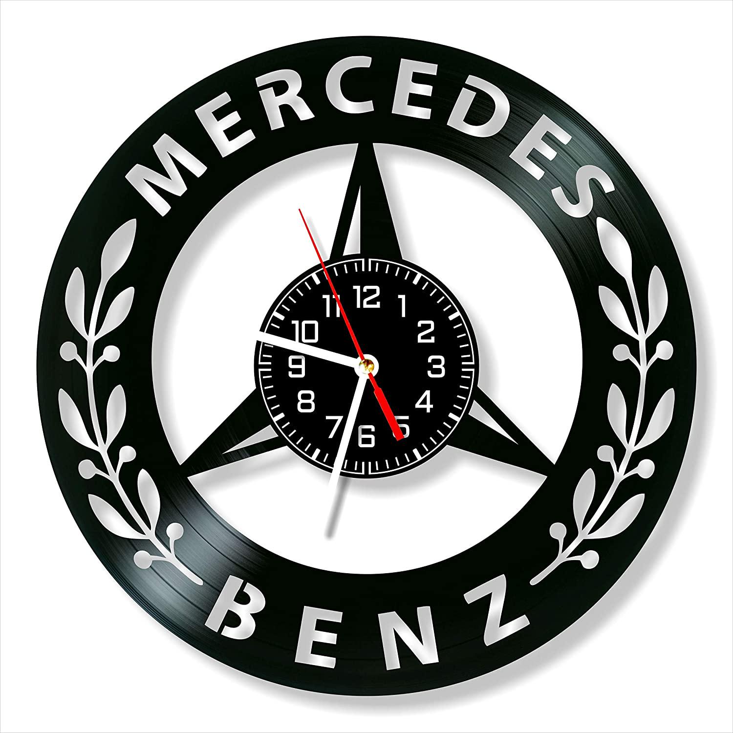 Часы настенные Mercedes 1992 из виниловой пластинки