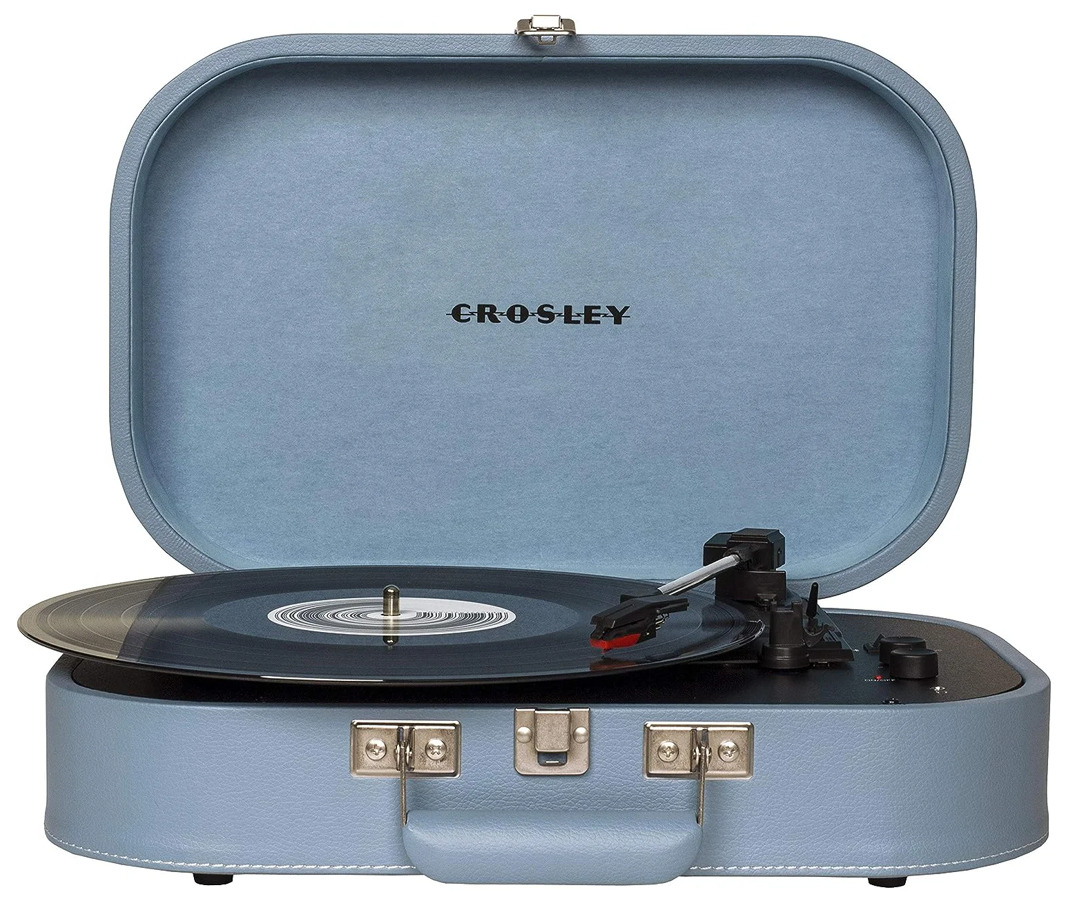 Програвач вініловий Crosley Discovery Bluetooth з вбудованими колонками Glacier