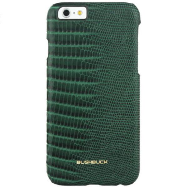 Кожанный чехол накладка Bushbuck Lizard for iPhone 6/6S, Green