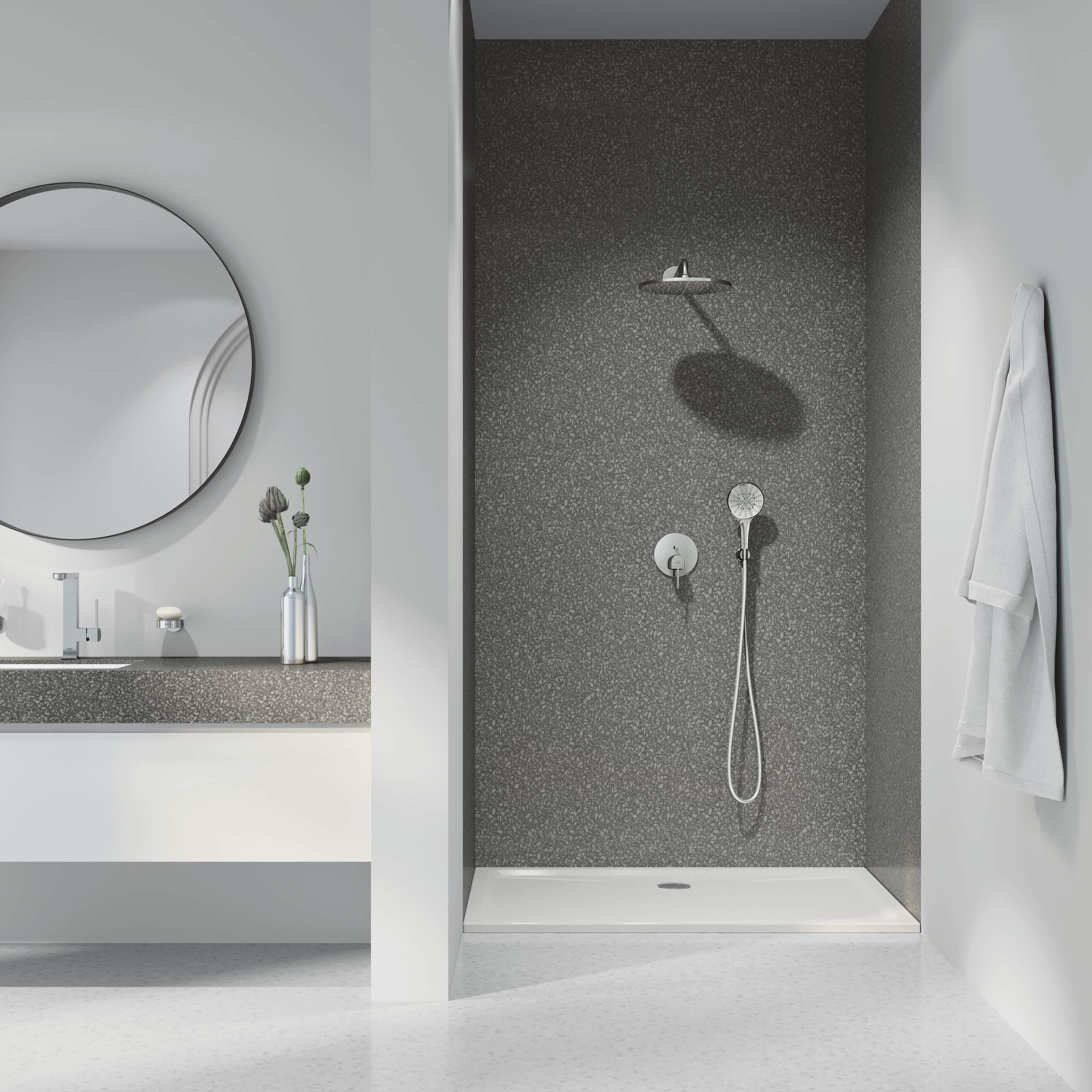 Зовнішня частина змішувача Grohe Plus 24060003 з перемикачем Хром (150026) - фото 6