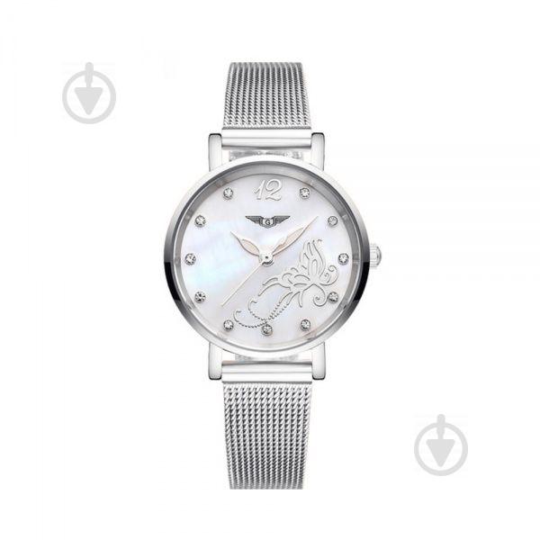 Часы Guanqin GS19042 CS Silver-White-Silver Flower (GS19042SWSF)
