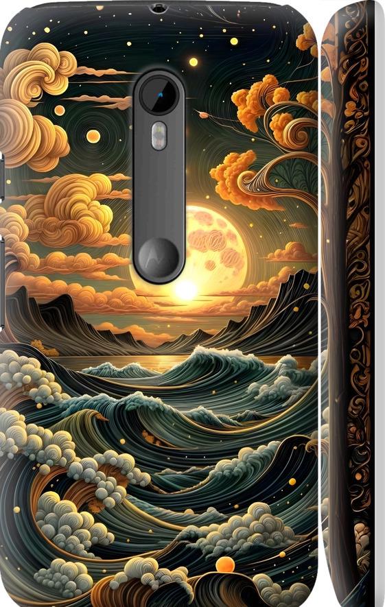 Чехол на Motorola Moto G3 Арт волны (6332m-318-42517) Чехол на Motorola Moto G3 Арт волны (6332m-318-42517)