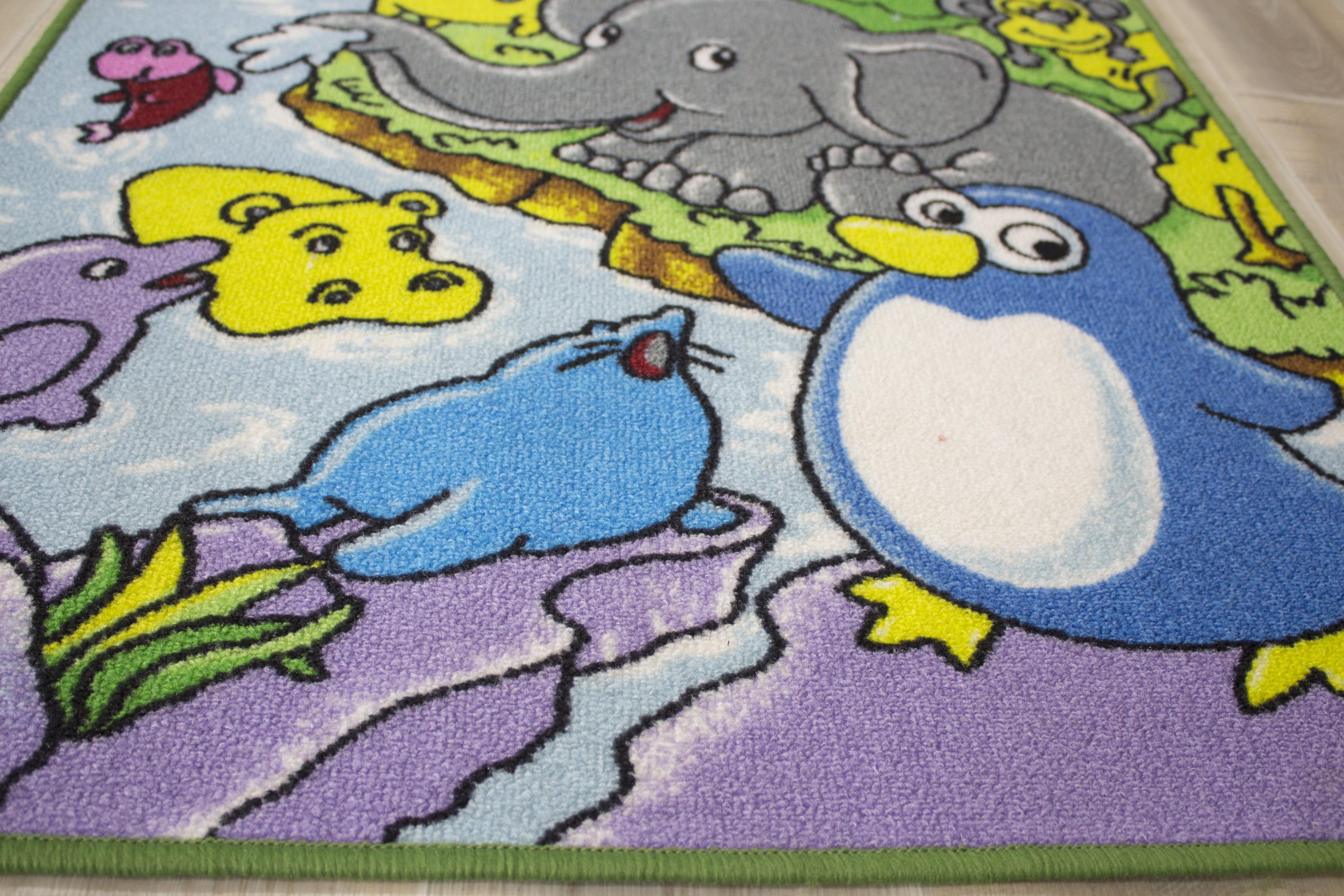 Коврик детский Животные 80x120 см - фото 4