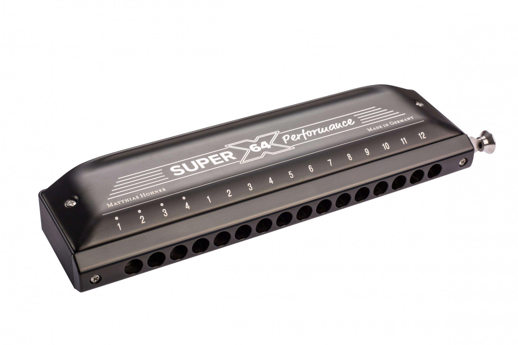 Губна гармошка Hohner Performance Super 64X Black M758601 C-major (126026)