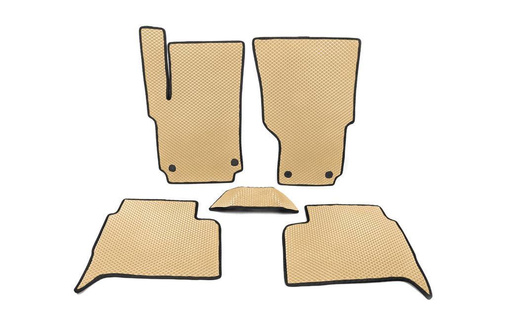Коврики EVA для Volkswagen Amarok 2010-2022 гг Бежевый (122831)