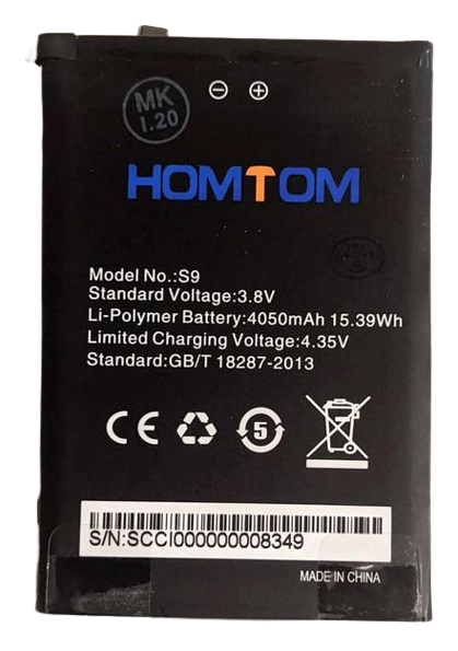 Аккумуляторная батарея для Homtom S9 4050 mAh (000051190)