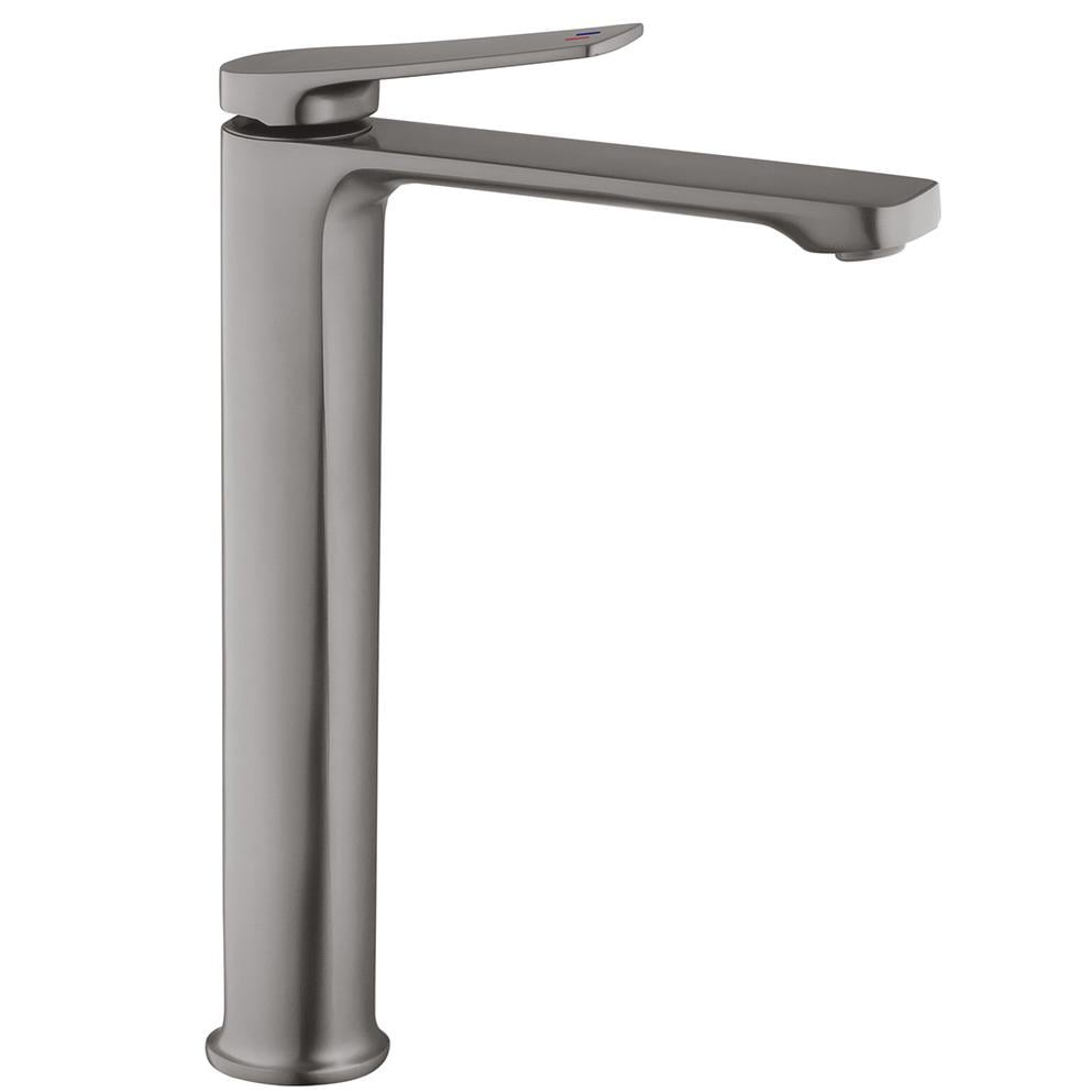 Смеситель для умывальника Kroner Makon CV033868 высокий однорычажный Графитовый (239555)