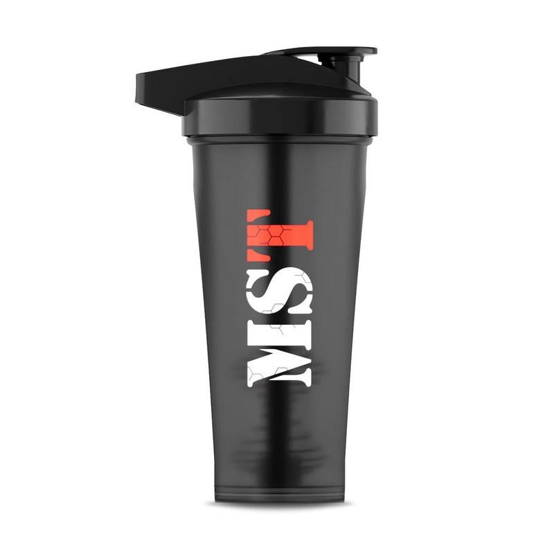 Шейкер для протеина и спортивного питания с откидной крышкой MST Shaker Neuro Pump 600 мл Черный