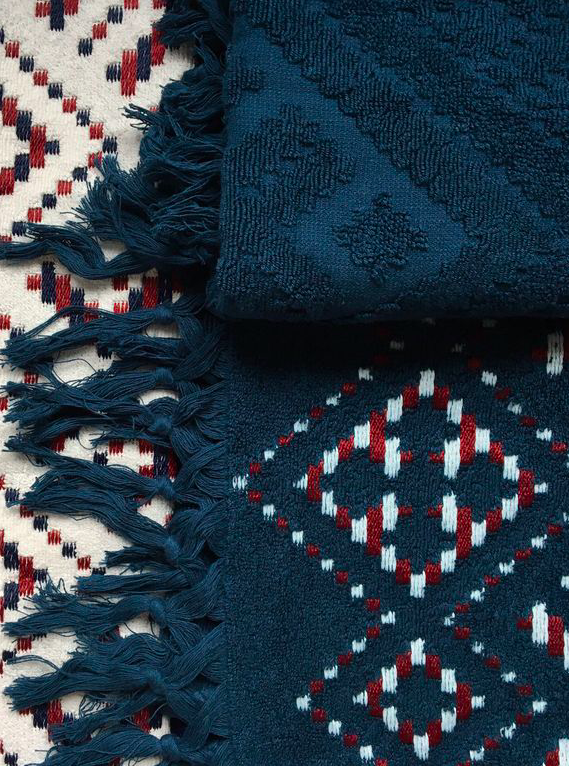 Набір жакардових рушників подарунковий Dark Navy - фото 5 Набір жакардових рушників подарунковий Dark Navy - фото 5