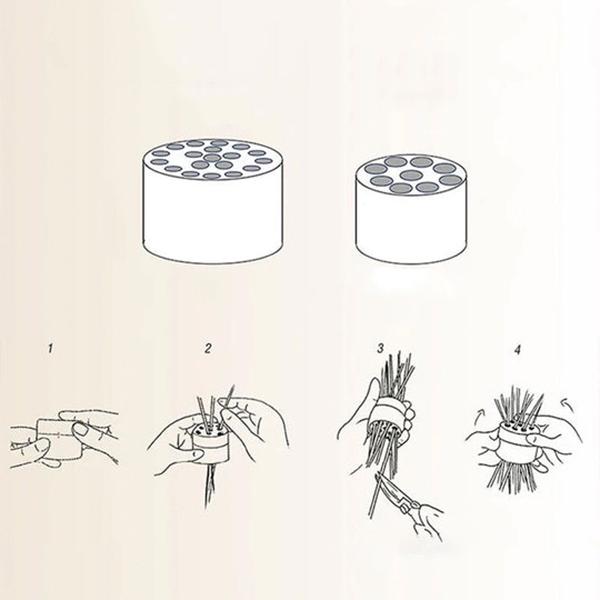 Кільця тримачі для квітів для фіксації стебел C00718 у потрібному положенні 2 шт. - фото 3