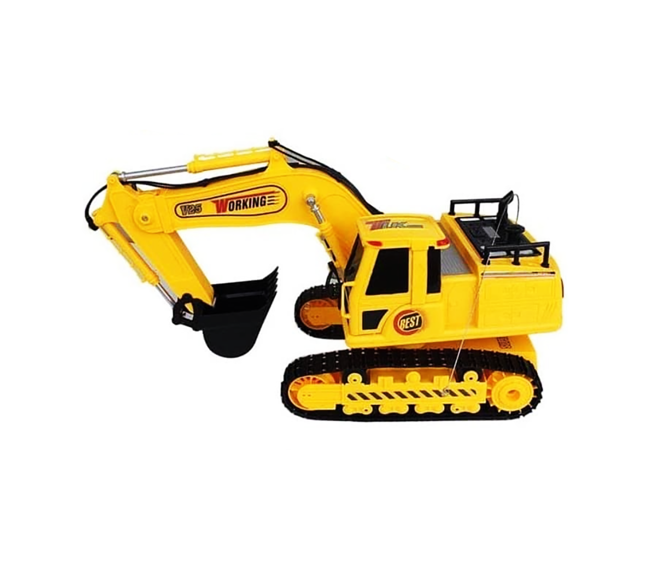 Радиоуправляемая игрушка DIGGER Working V25 Excavator Toy гусеничный экскаватор Желтый (SUN8759) Радиоуправляемая игрушка DIGGER Working V25 Excavator Toy гусеничный экскаватор Желтый (SUN8759)