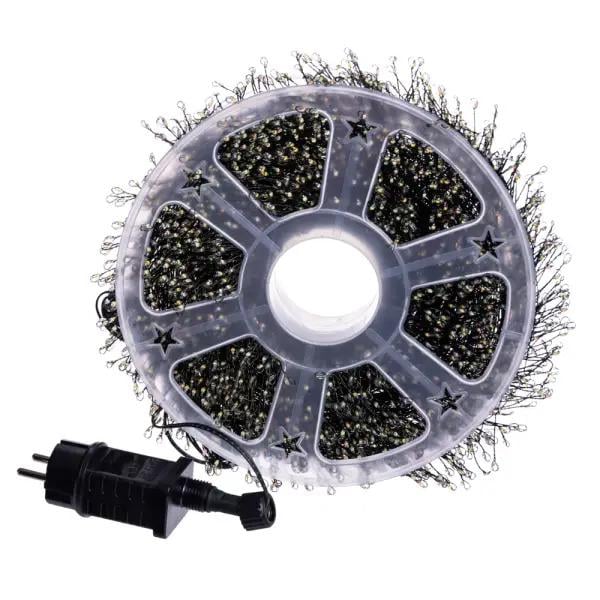 Гирлянда-нить Роса Хвойная лапа 3000 LED 100 м Зеленая нить/Разноцветный свет (D3000L100MGML) - фото 2 Гирлянда-нить Роса Хвойная лапа 3000 LED 100 м Зеленая нить/Разноцветный свет (D3000L100MGML) - фото 2