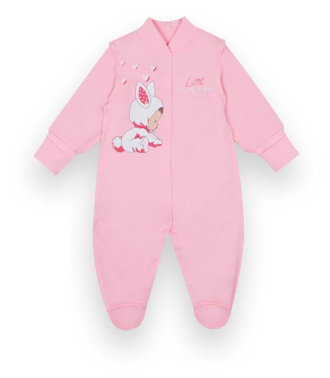 Комбинезон детский хлопковый для девочки Gabbi КВ-21-11-1 Маленькая принцесса 62 см Розовый (12917) Комбинезон детский хлопковый для девочки Gabbi КВ-21-11-1 Маленькая принцесса 62 см Розовый (12917)