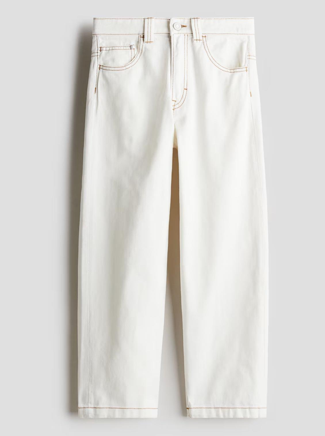 Джинсы для мальчика H&M 158 см Белый (903)