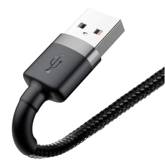 USB кабель BASEUS Lightning cafule 1,5A 2 м Black - фото 4