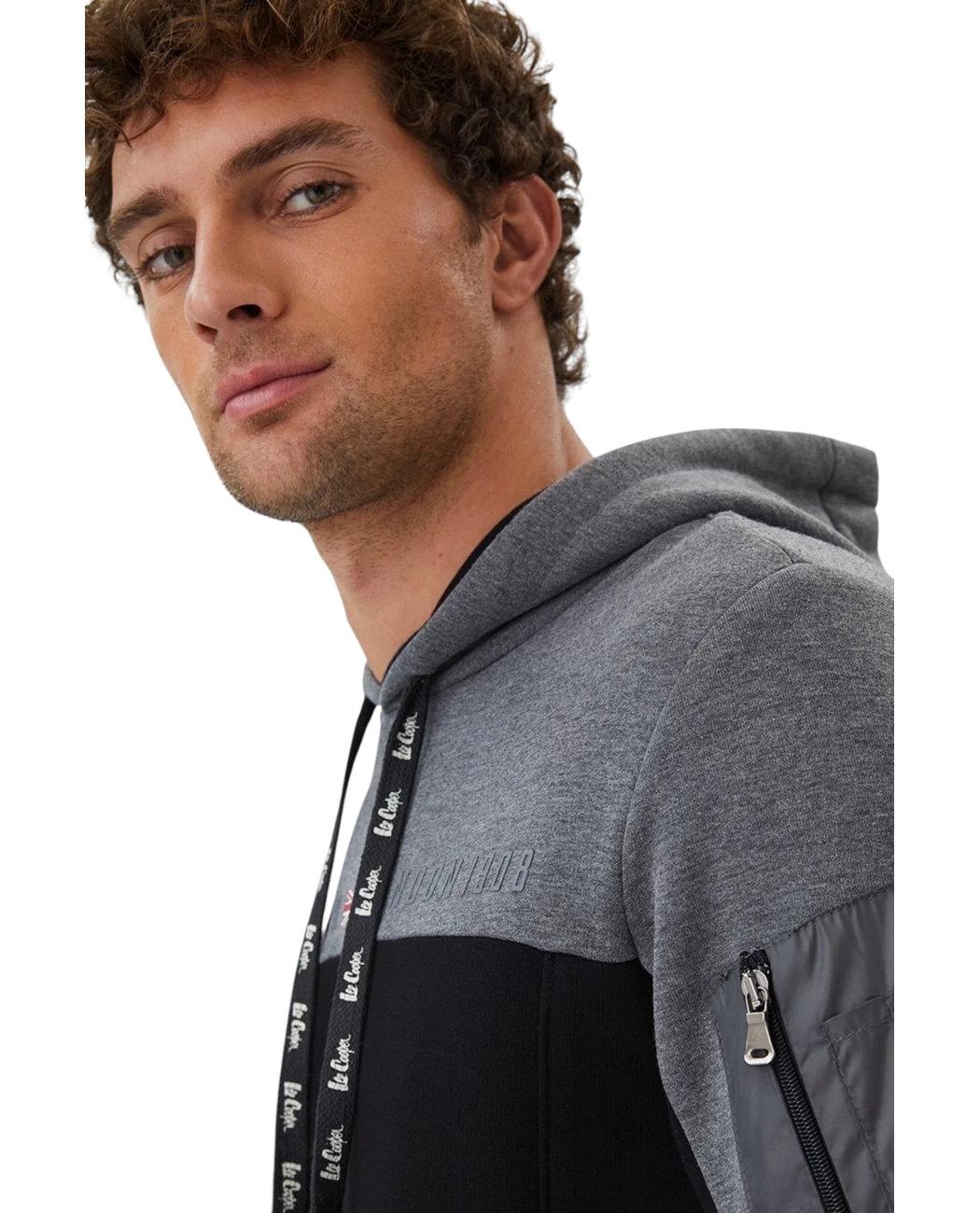Худі чоловіче утеплене Lee Cooper Jaden 231LCM241019.8101 XXL Чорний (8682272351183) - фото 2 Худі чоловіче утеплене Lee Cooper Jaden 231LCM241019.8101 XXL Чорний (8682272351183) - фото 2