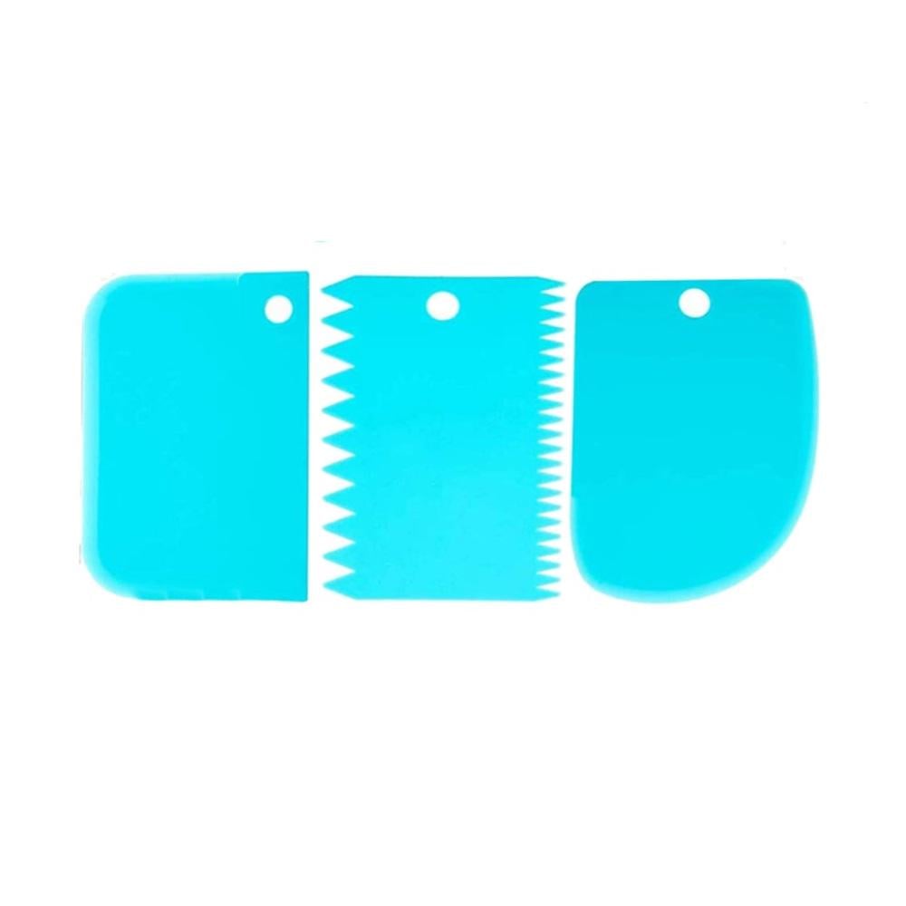 Кондитерский шпатель Stenson R89547 3 шт. 20х37 см Blue (20799764)