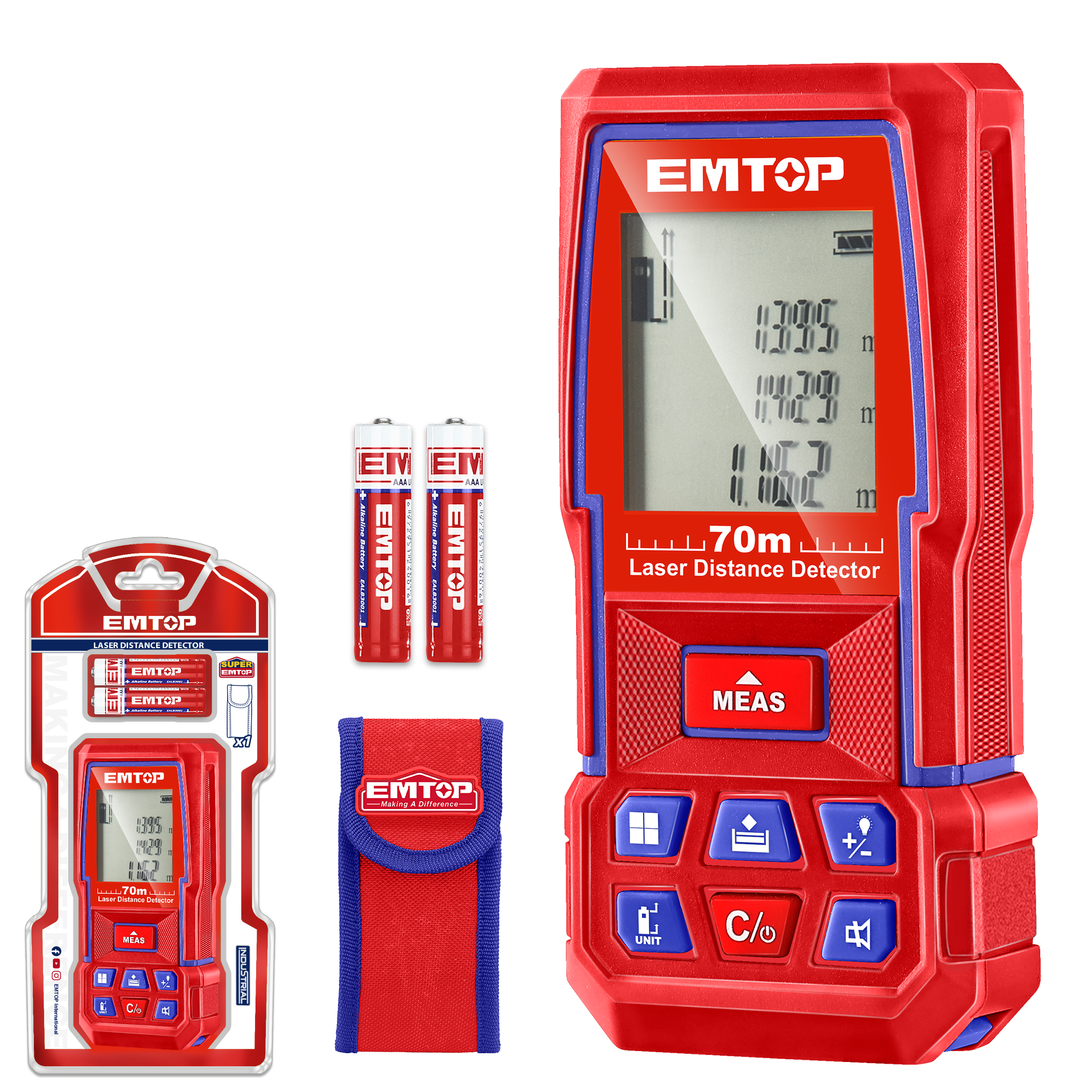 Лазерный дальномер EMTOPELDD0701 Лазерный дальномер EMTOPELDD0701