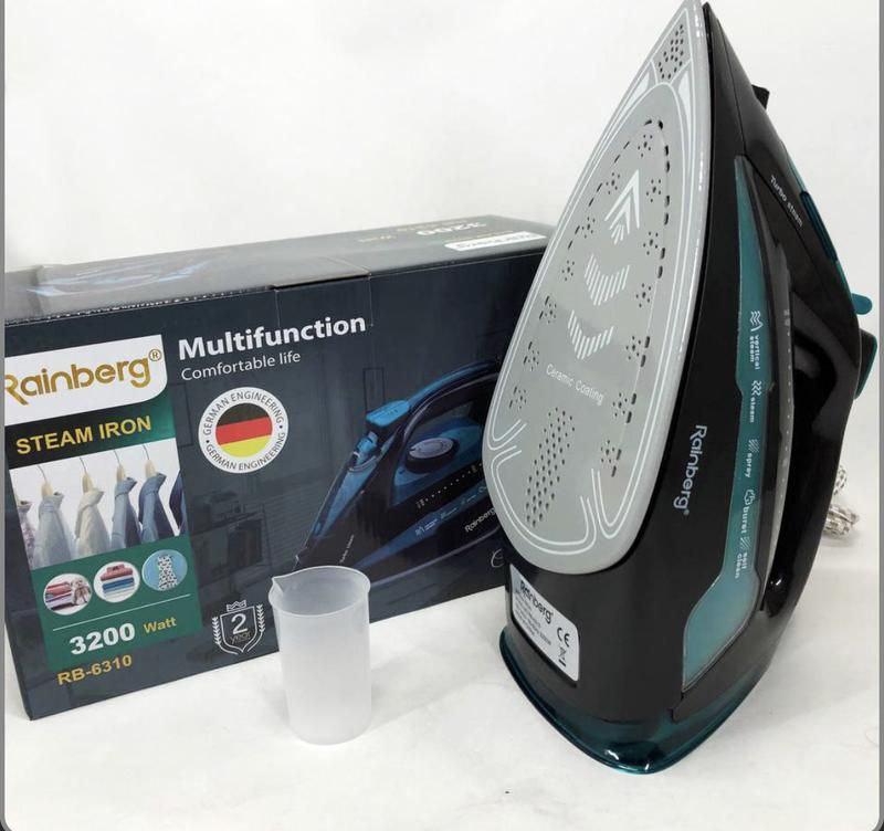 Утюг Rainberg с керамической подошвой 3200 W (RB-6310) - фото 2 Утюг Rainberg с керамической подошвой 3200 W (RB-6310) - фото 2