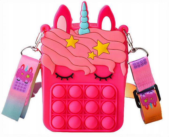 Сумка-антистресс Pop It Единорог Розовый (22076)