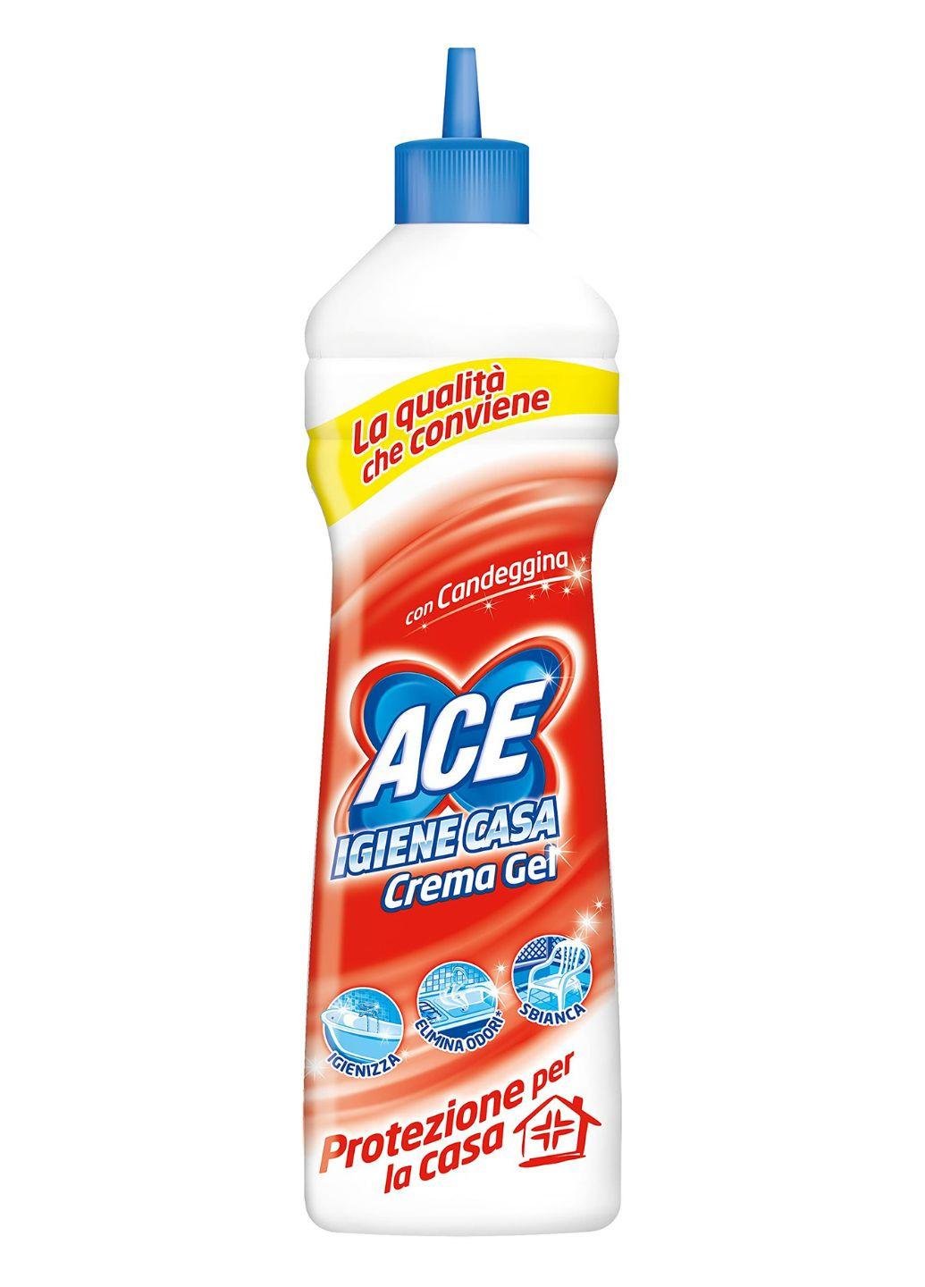 Очищаючий крем-гель з відбілювачем Ace Igiene Casa Crema Gel Con Candeggina 500 мл (Е-01641) Очищаючий крем-гель з відбілювачем Ace Igiene Casa Crema Gel Con Candeggina 500 мл (Е-01641)