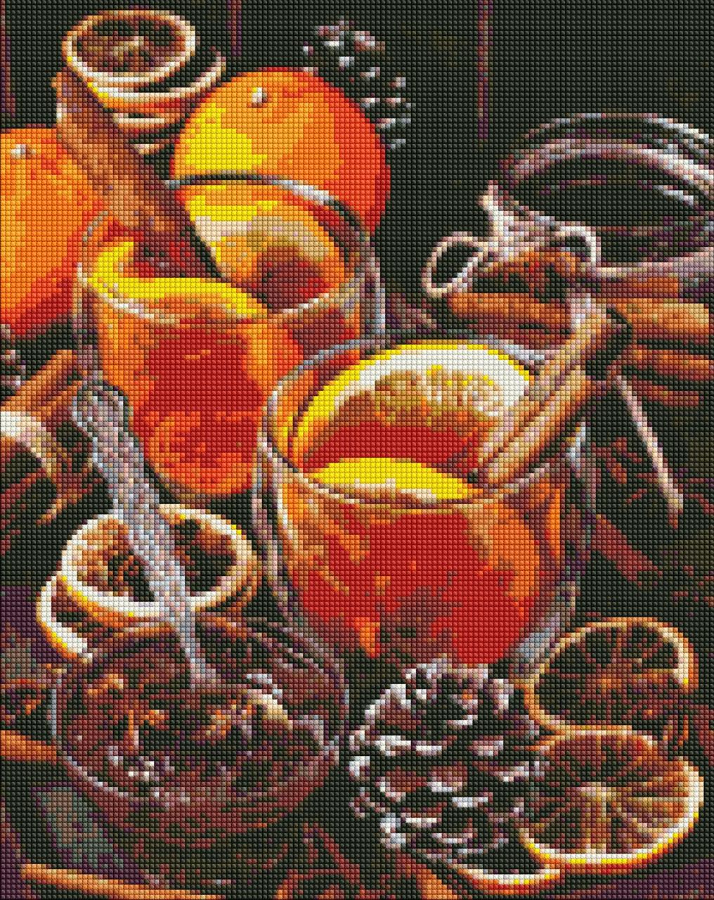 Алмазная мозаика Идейка Чайная церемония на холсте с подрамником 40х50 см (AMO7436)