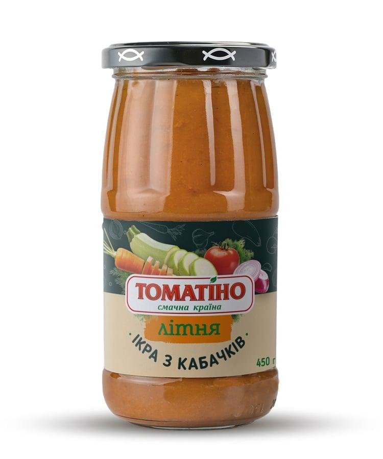 Овощная консерва ТОМАТІНО "Ікра з кабачків Літня" 450 г (33347676)