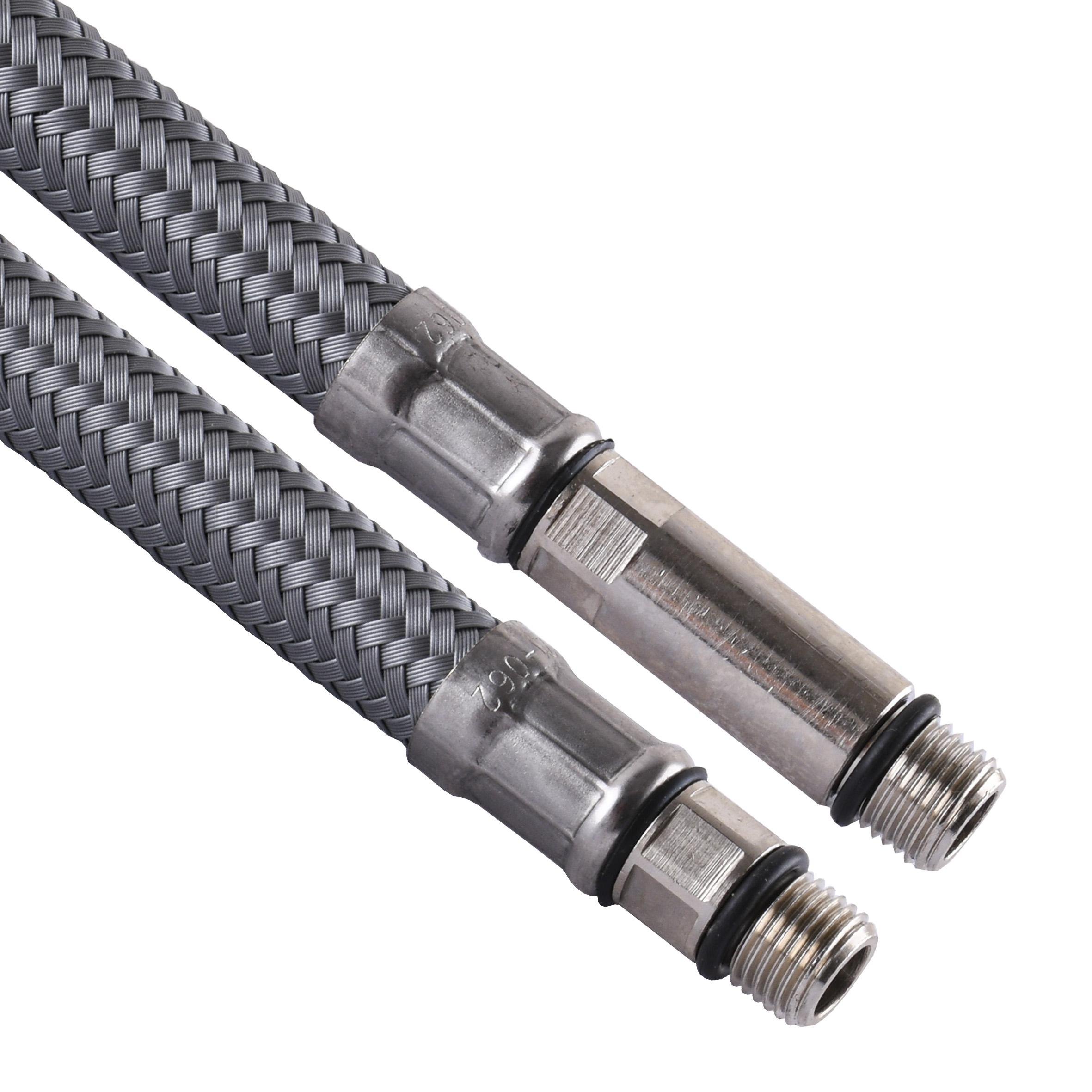 Шланг для змішувача TUCAI 10х1/2" 0,8 м антикорозія TAQ GRIF AСB 206222 пара (000014107)