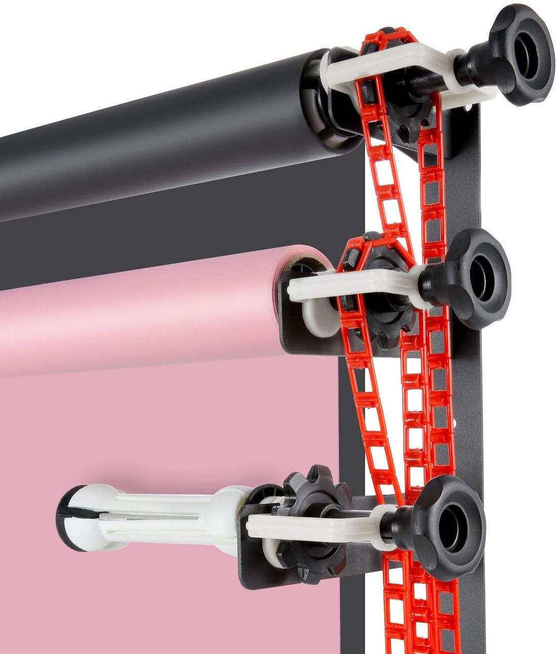 Система кріплення Visico B400 4 фонів на стіну та стелю тримач для фотостудії з трубами (2827230704) - фото 3