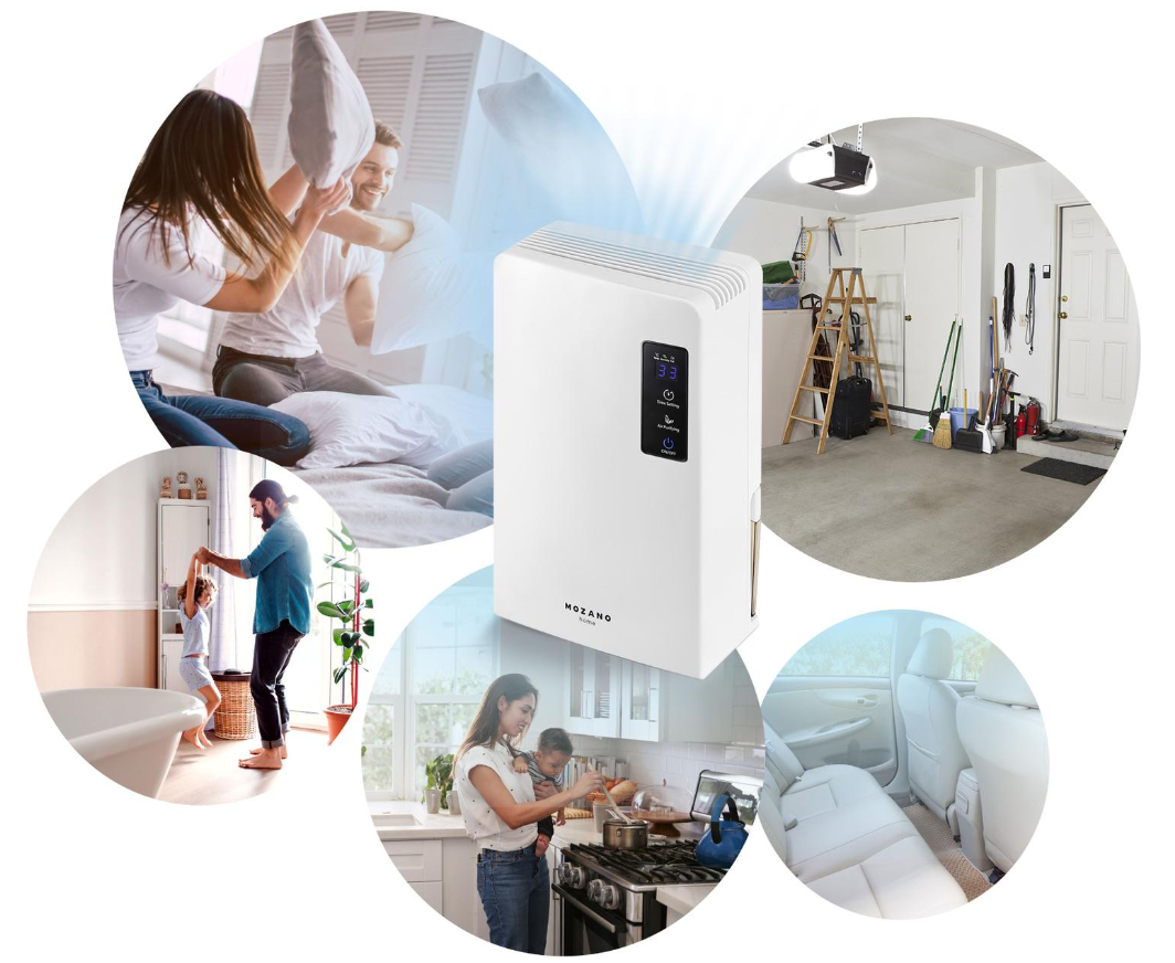 Осушувач повітряний Mozano Dry Pro 90 Вт конденсаційний бак 2 л тиха робота Білий (2326045830) - фото 6