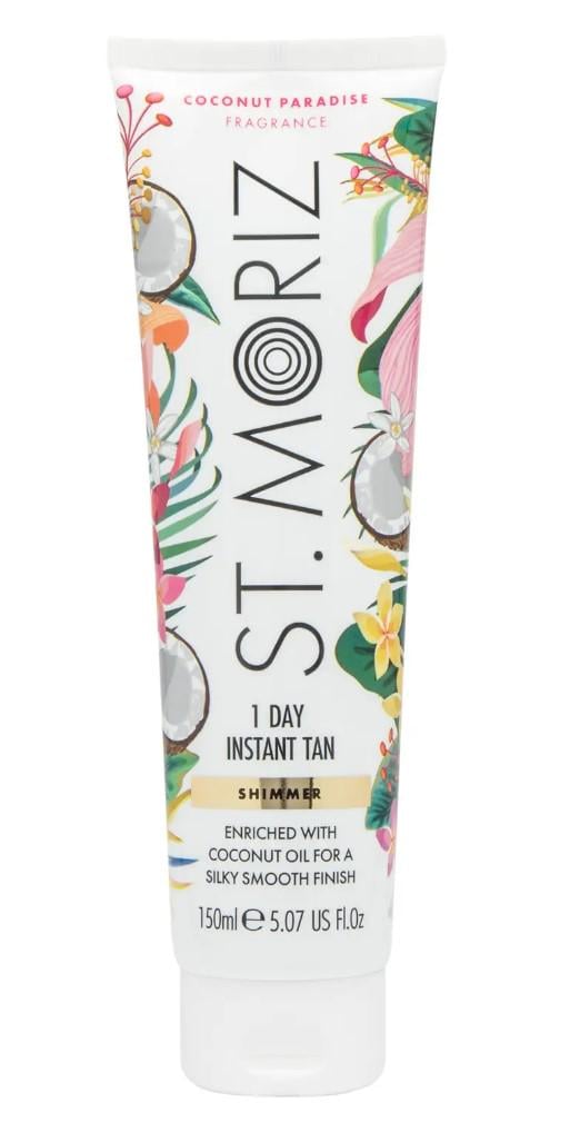 Бронзатор с легким эффектом загара St Moriz Shimmer 1 Day Tan Coconut Paradise 150 мл