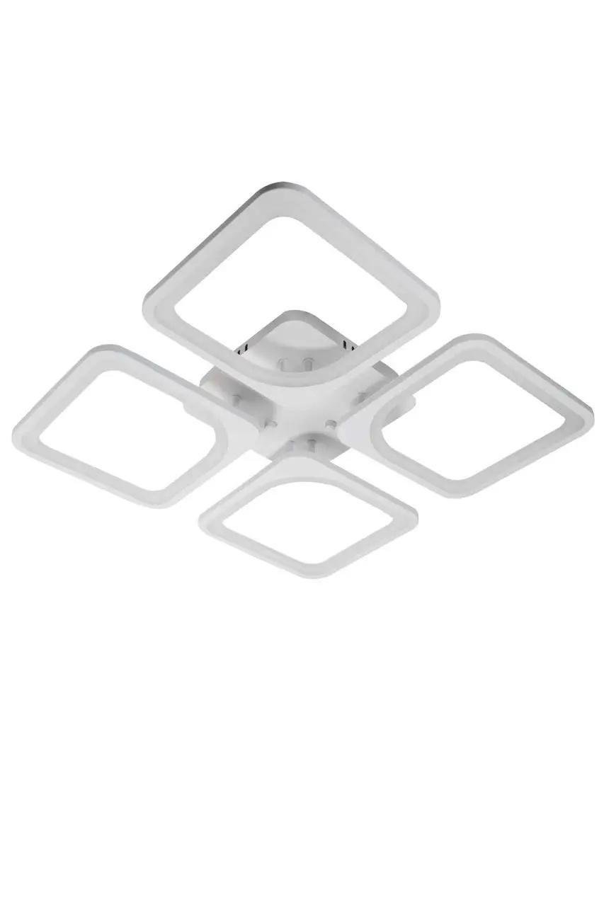 Люстра стельова світлодіодна Valeso V K39047-4 WT з пультом 144W (00000140463)