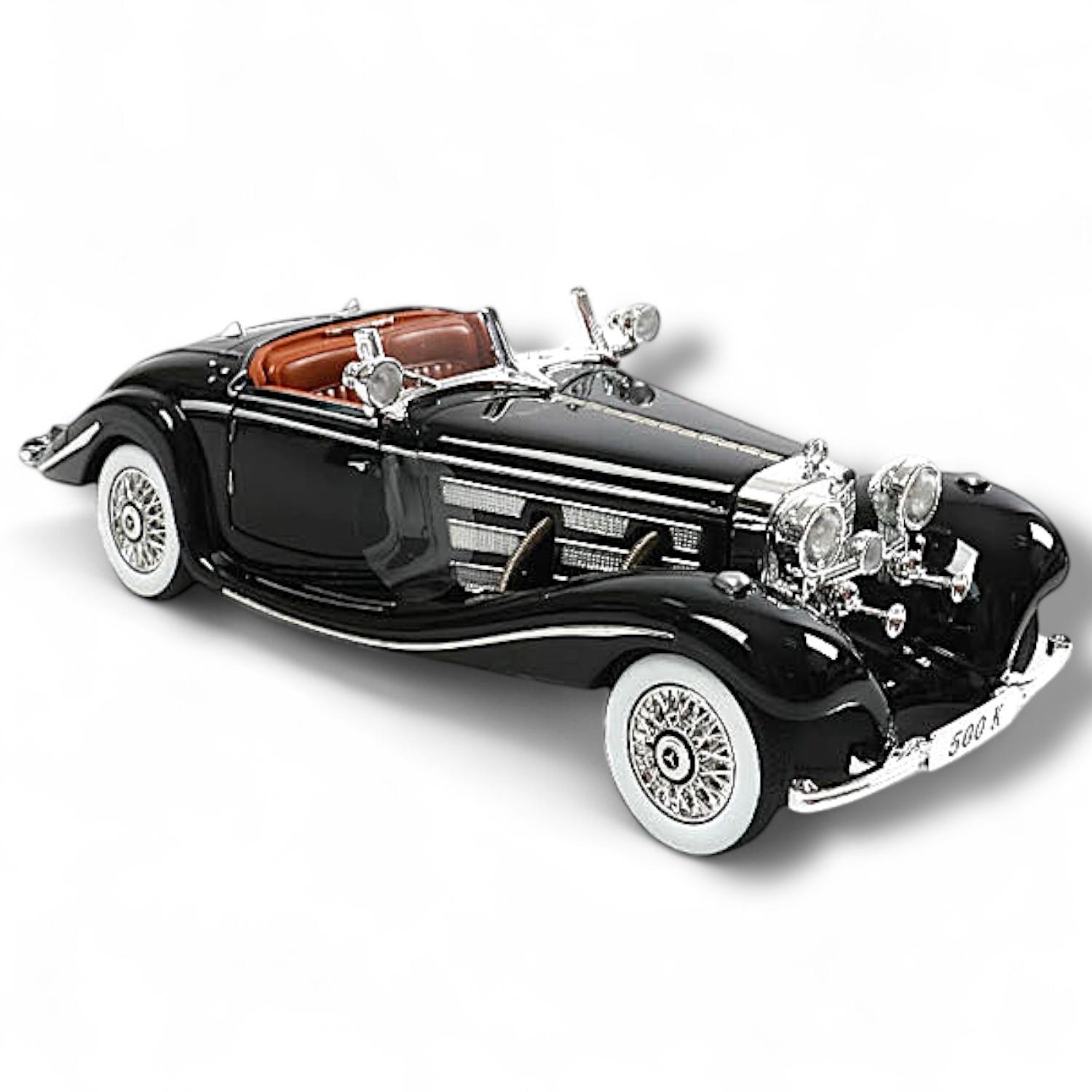 Машинка металлопластиковая TK Group Авто Эксперт 1725-14 Mercedes-Benz 500K Special Roadster 1936 в коробке (114342)