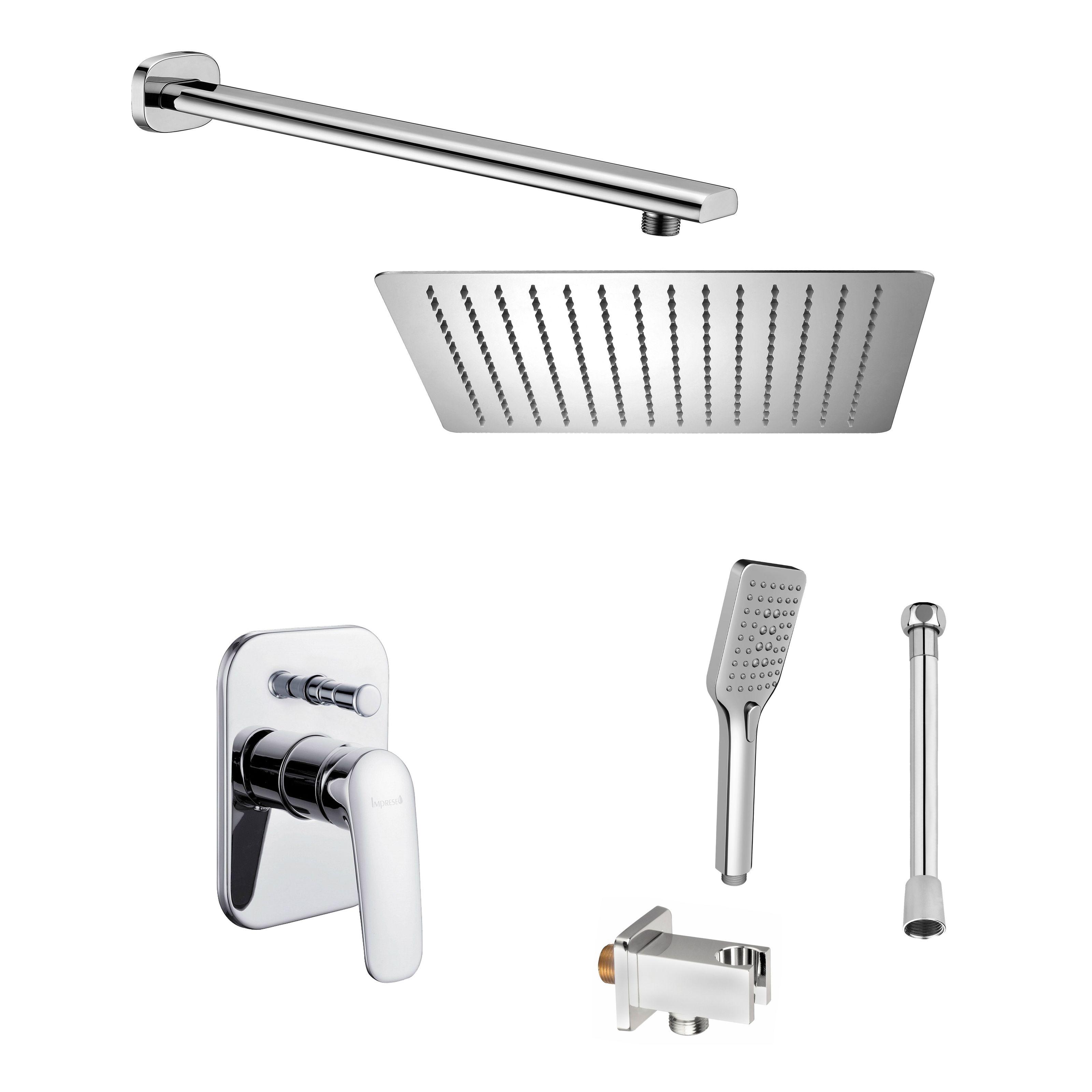 Душевая система скрытого типа Imprese PRAHA new SET20220101 Хром (132150)