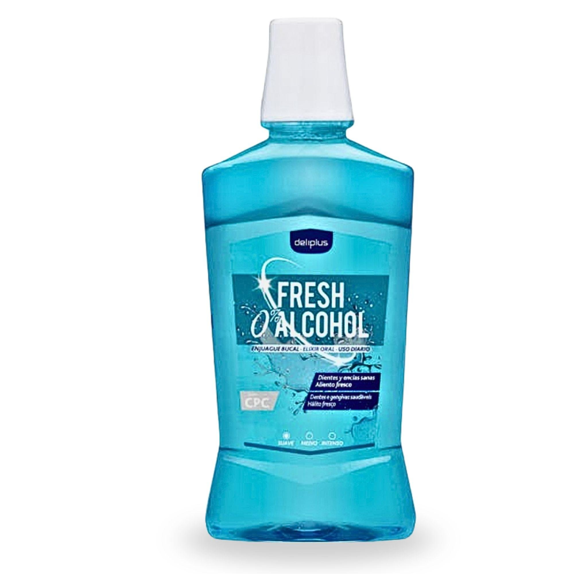Ополаскиватель для рта Deliplus Fresh 0% Alcohol 500 мл