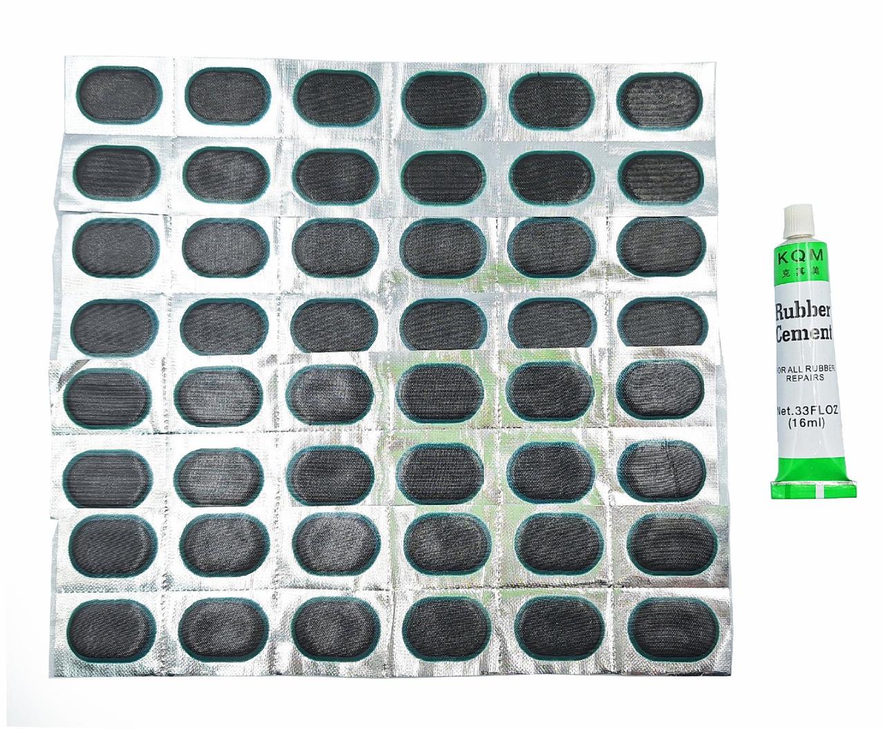 Ремкомплект KEQIMEI заплатки 48 шт. и клей (G0001003)