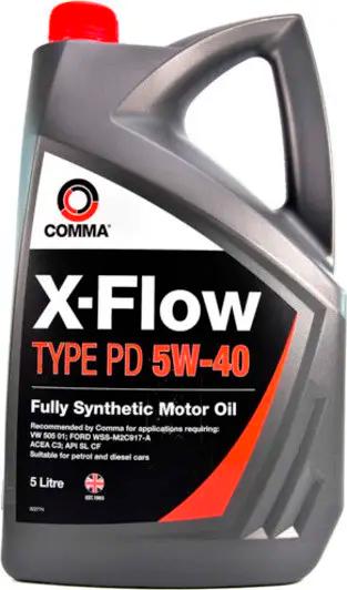 Моторна олія Comma X-FLOW TYPE PD 5W-40 5 л (45468)