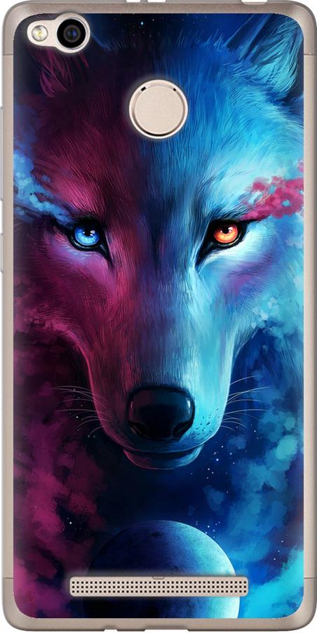 Чехол на Xiaomi Redmi 3x Арт-волк (3999u-441-42517) Чехол на Xiaomi Redmi 3x Арт-волк (3999u-441-42517)