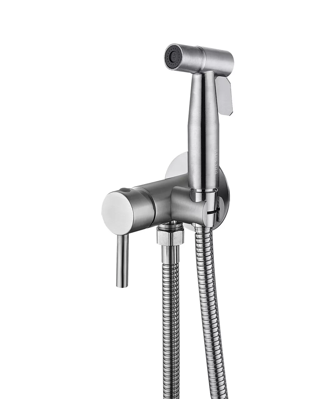 Гігієнічний душ прихованого монтажу Wezer EKO9B-01 Нержавіюча сталь (EKO9B-01) - фото 1 Гігієнічний душ прихованого монтажу Wezer EKO9B-01 Нержавіюча сталь (EKO9B-01) - фото 1